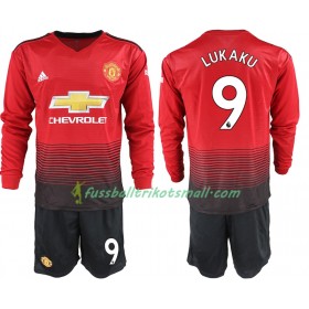 Fußballtrikots Manchester United LUKAKU 9 Kinder 2018-2019 Langarm Heimtrikotsatz kaufen